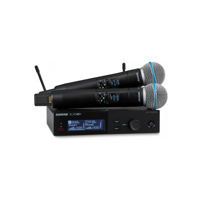 Shure SLXD24D+E Beta 58A G65 - Système HF numérique | Ubico Musique Dax