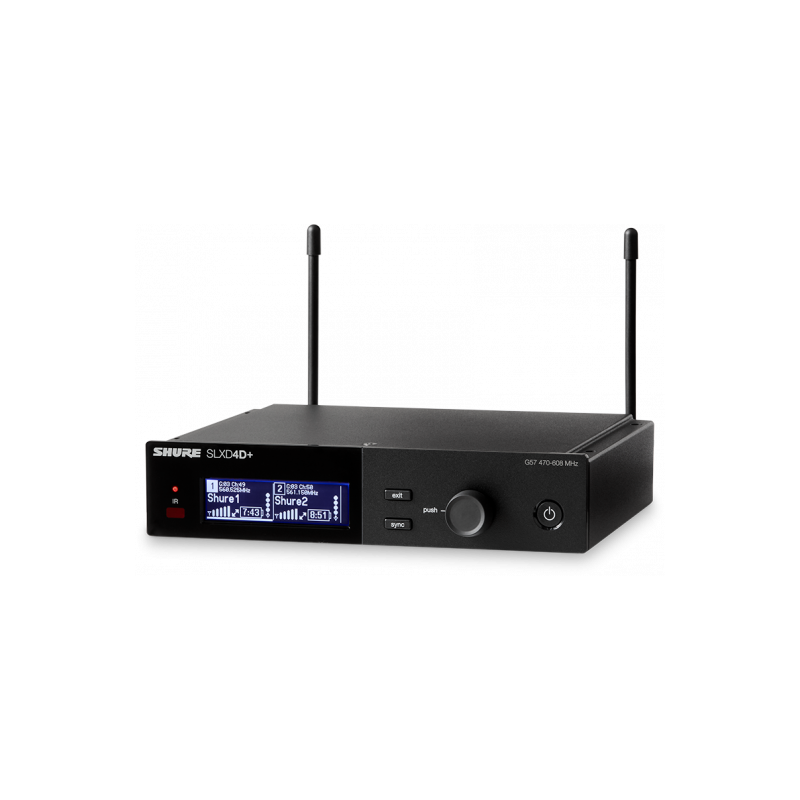 Shure SLXD4D+E K55 - Récepteur HF numérique | Ubico Musique Dax
