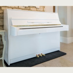 Piano droit Kawai K-15E Blanc poli | Ubico Musique Dax