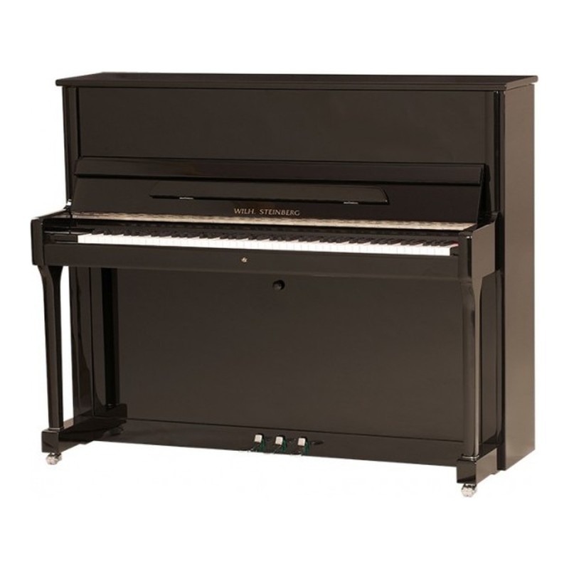 Piano droit Wilh. Steinberg P121E Chrome | Ubico Musique Dax