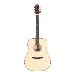 Ibanez AAD371E ATW - Guitare électro-acoustique blanche | Ubico Musique Dax
