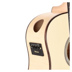 Ibanez AAD371E ATW - Guitare électro-acoustique blanche | Ubico Musique Dax