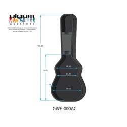 Étui Gator GWE-000AC guitare acoustique format 000 | Ubico Dax
