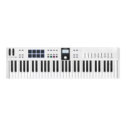 Arturia KeyLab Essential 3 61 blanc clavier maître | Ubico Dax