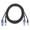 PD Connex CX11-2 – Câble PowerCON + DMX 5 broches 2 m | Ubico Dax