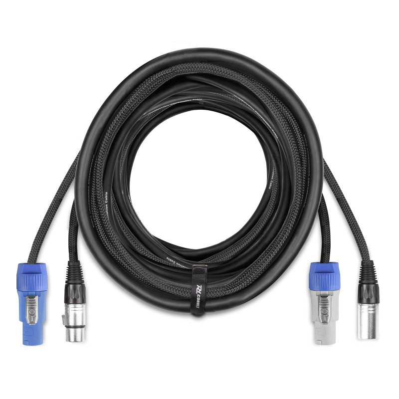 PD Connex CX11-15 – Câble PowerCON + DMX 5 broches 15 m | Ubico Dax