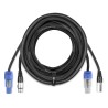 PD Connex CX11-15 – Câble PowerCON + DMX 5 broches 15 m | Ubico Dax
