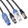 PD Connex CX11-15 – Câble PowerCON + DMX 5 broches 15 m | Ubico Dax