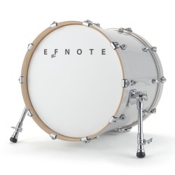 Grosse caisse EFNOTE 20"x15" White Sparkle | Ubico Musique
