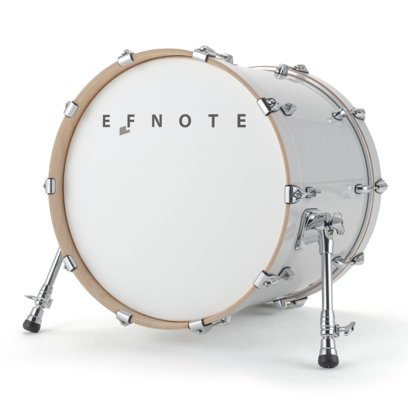 Grosse caisse EFNOTE 20"x15" White Sparkle | Ubico Musique