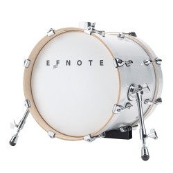 Grosse caisse EFNOTE 16"x12" White Sparkle | Ubico Musique