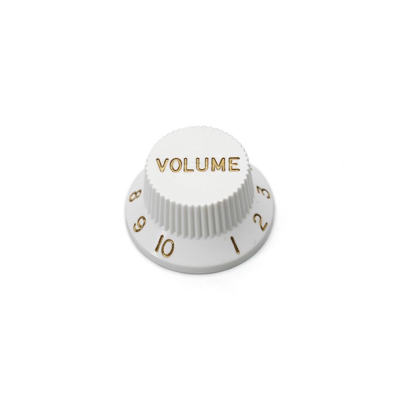 Bouton Strat Volume White Inch ET Metric | Ubico Musique
