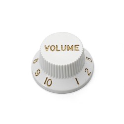 Bouton Strat Volume White Inch ET Metric | Ubico Musique