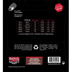 JEU DE Cordes Savarez Electric Focus 10-52 | Ubico Musique