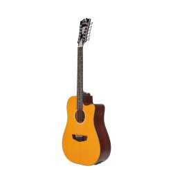 D'angelico Premier Bowery 12 LS Satin Vintage Nat