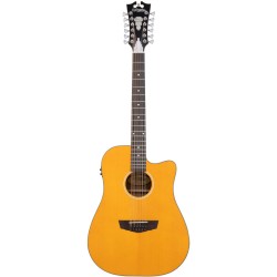 D'angelico Premier Bowery 12 LS Satin Vintage Nat