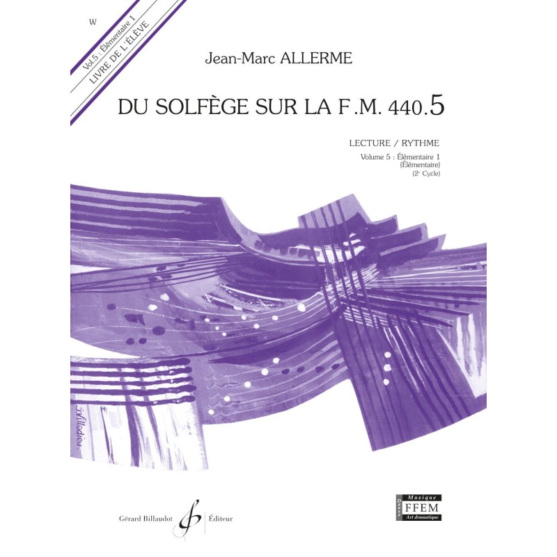Partitions Allerme Du Solfege Sur La FM Vol 5 Lecture