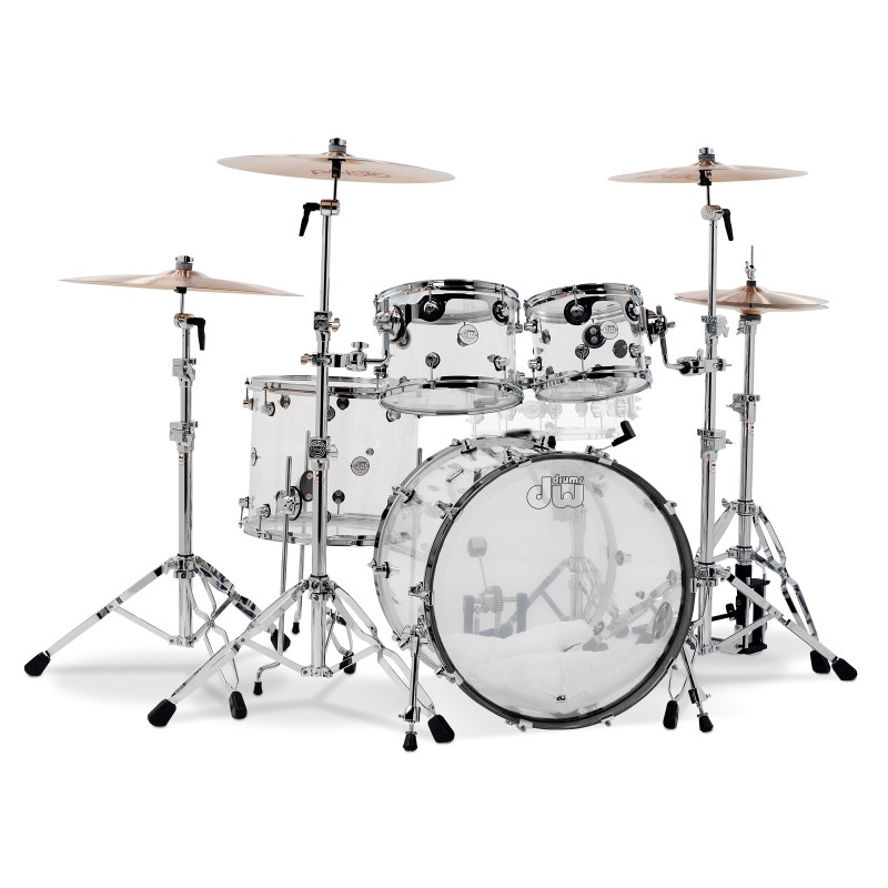 Batterie Acoustique 4PCE 22P - DW Design Acrylic