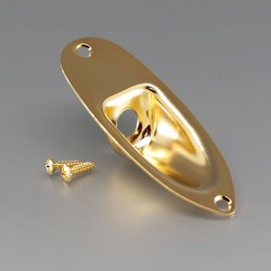 Gotoh Plaque Jack Strat Gold (incl Screws) | Ubico Musique