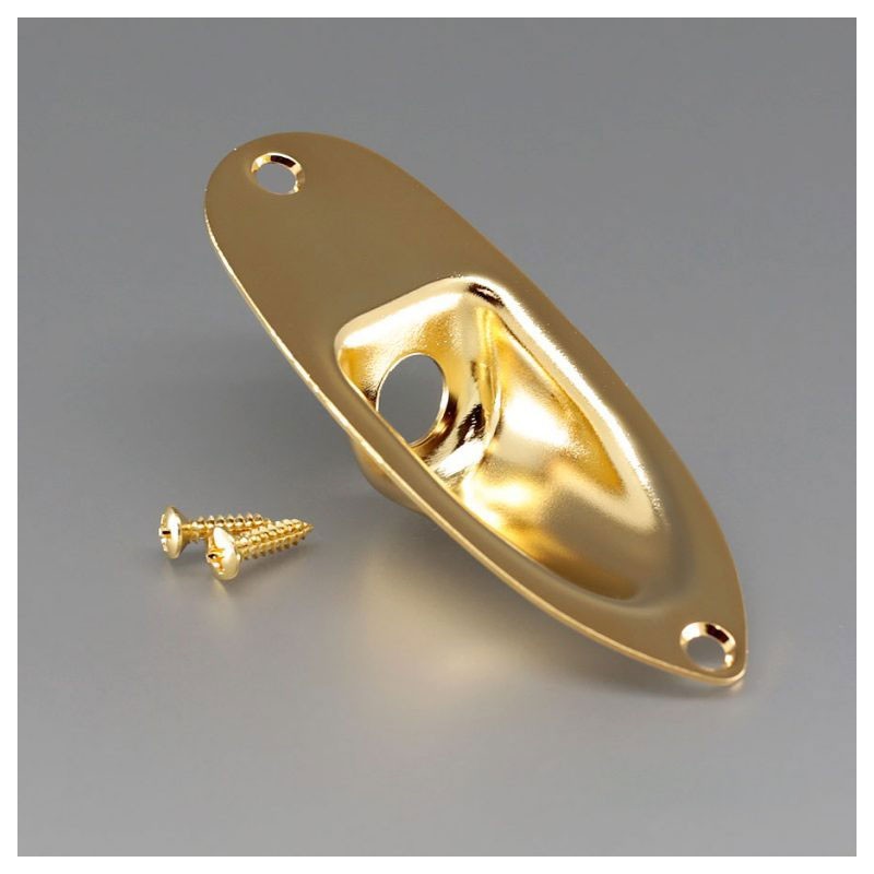 Gotoh Plaque Jack Strat Gold (incl Screws) | Ubico Musique