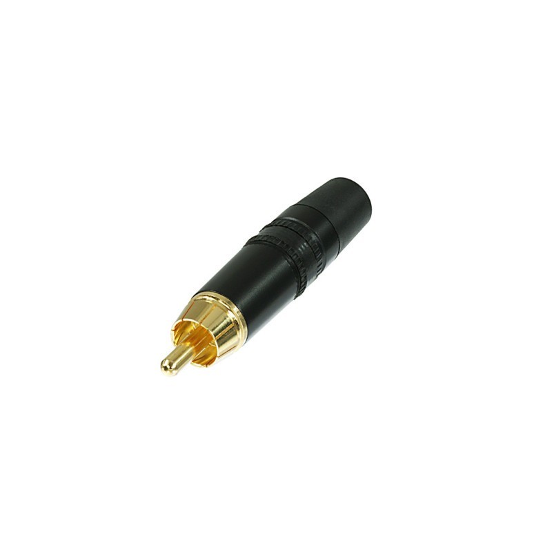 Fiche Neutrik RCA NYS373-0 Contact Or - Noire