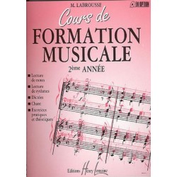 Partitions Labrousse Cours De Formation Musicale 2eme Année