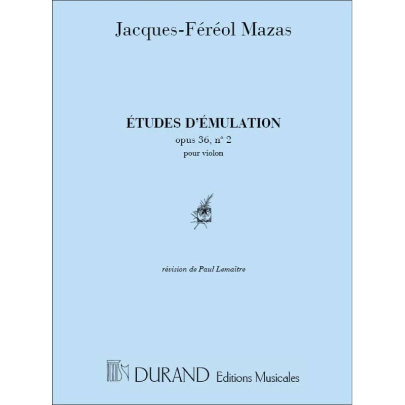 Partitions Mazas Etudes Demulation Pour LE Violon