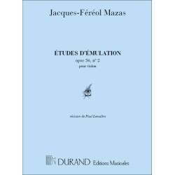 Partitions Mazas Etudes Demulation Pour LE Violon
