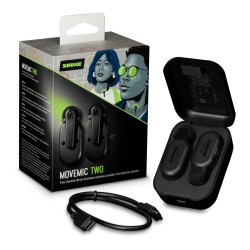 Shure MoveMic Two - 2 micros-cravates sans fil | Ubico Musique Dax