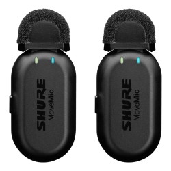 Shure MoveMic Two - 2 micros-cravates sans fil | Ubico Musique Dax
