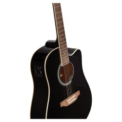 Guitare folk EKO Ranger 6 CW EQ Black | Ubico Musique