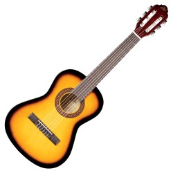 Guitare classique EKO CS2 1/2 Sunburst | Ubico Musique