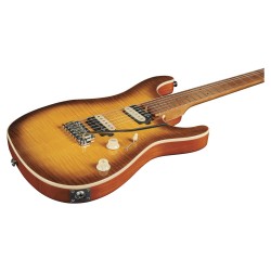 Guitare EKO Fire 401 Aurora Flamed Amber Burst | Ubico Musique