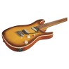 Guitare EKO Fire 401 Aurora Flamed Amber Burst | Ubico Musique