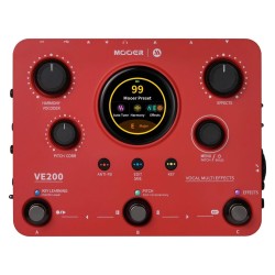 Mooer VE200 pédale multi-effets voix | Ubico Musique