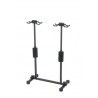 SUPPORT KM 4 GUITARES NOIR 17604
