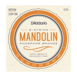 CORDE D'ADDARIO MANDOLINE MEDIUM PHOSPHORE BRONZE