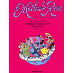 PARTITIONS VAN DE VELDE METHODE ROSE PREMIERE ANNEE NEW EDITION