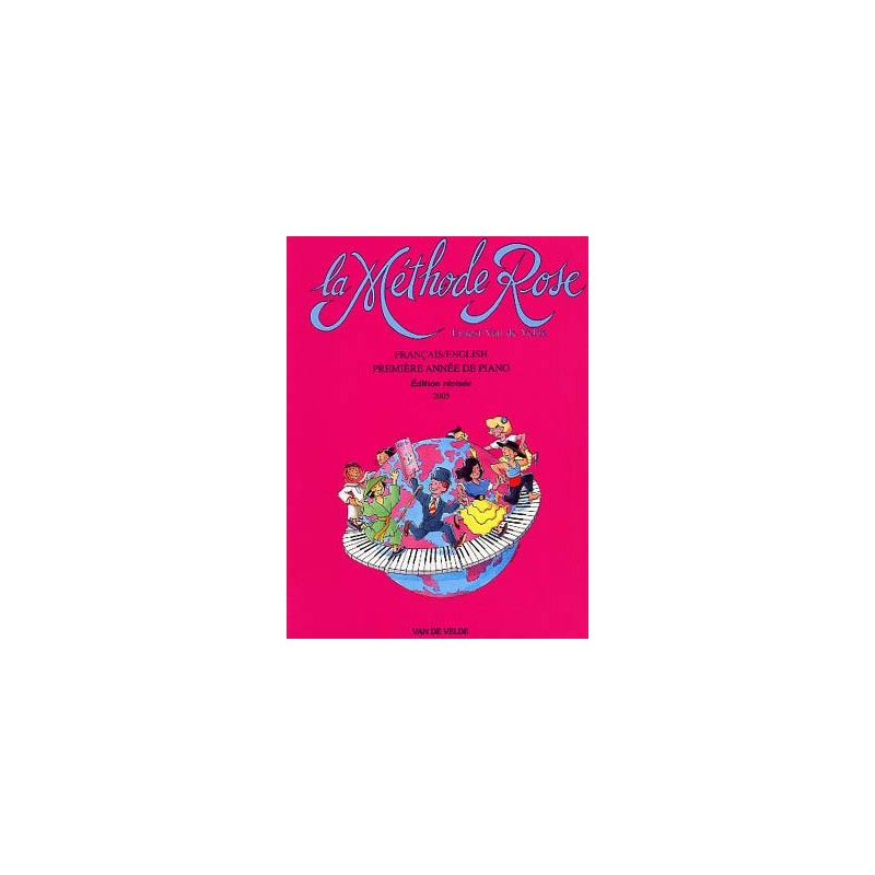 PARTITIONS VAN DE VELDE METHODE ROSE PREMIERE ANNEE NEW EDITION