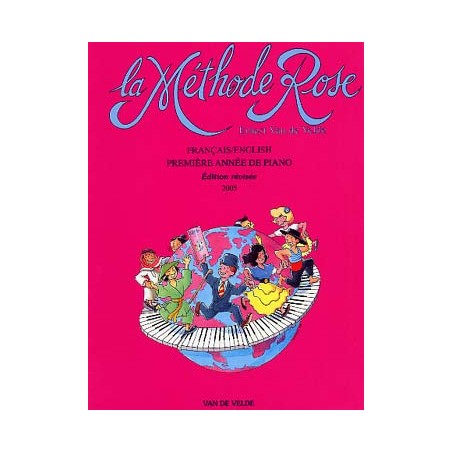 PARTITIONS VAN DE VELDE METHODE ROSE PREMIERE ANNEE NEW EDITION