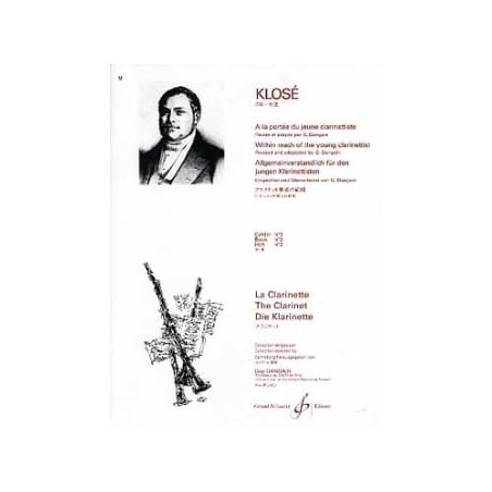 PARTITIONS KLOSE A LA PORTEE DU JEUNE CLARINETTISTE VOL 3