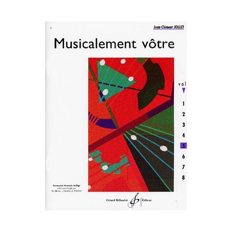 PARTITIONS JEAN CLEMENT JOLLET musicalement votre vol5