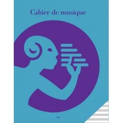 Cahier de Musique - 12 Portées - A1-315F - Music Note