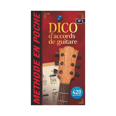 PARTITIONS DIVERS DICO MUSIC EN POCHE 420 ACCORDS