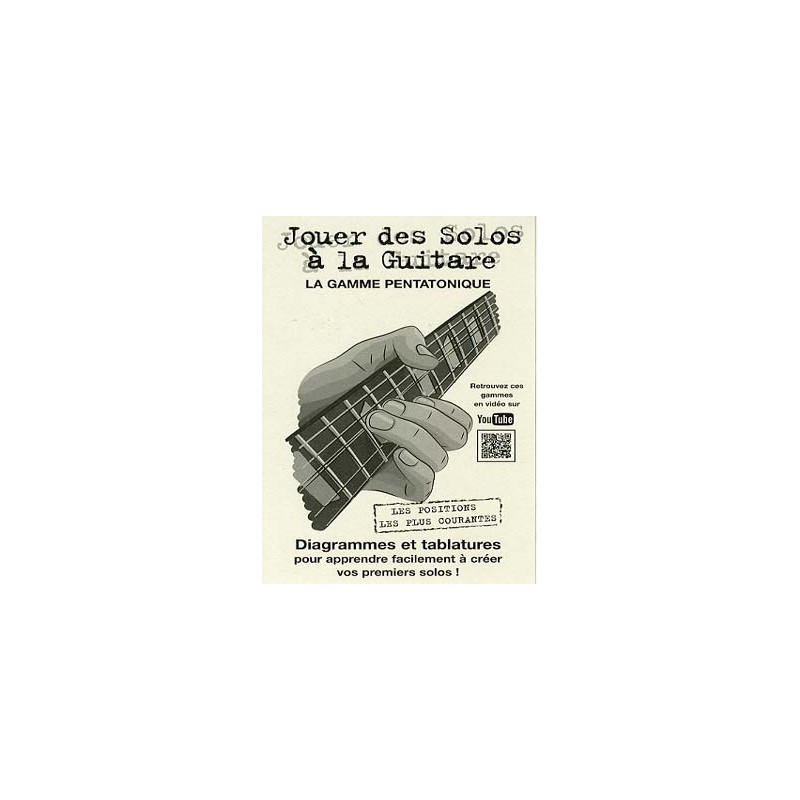 Mémo guitare Gamme Pentatonique
