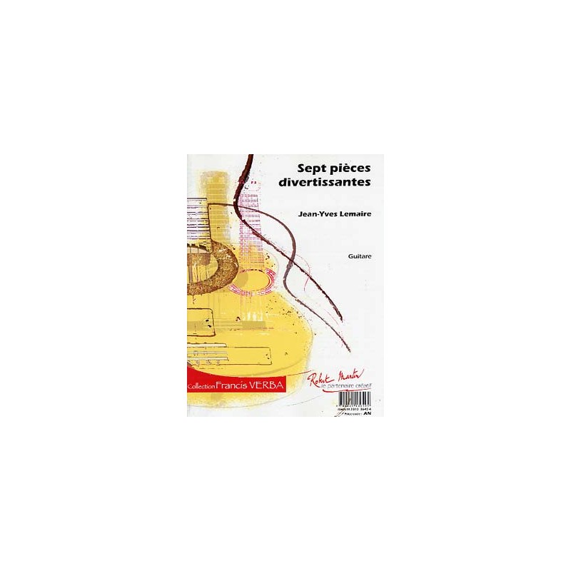 PARTITIONS JEAN-YVES LEMAIRE SEPT PIECES DIVERTISSANTES