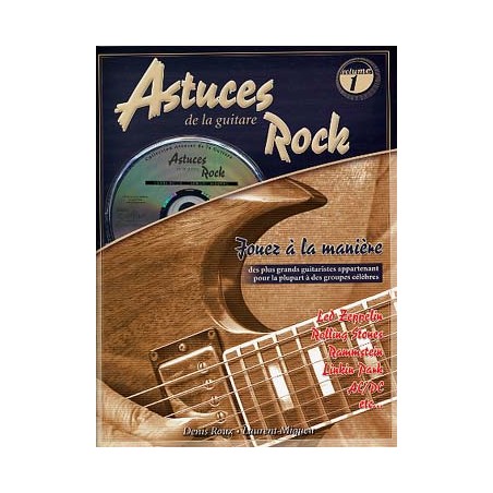 PARTITIONS DENIS ROUX ASTUCES DE LA GUITARE ROCK livre