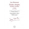 PARTITIONS LEO BROUWER ETUDES SIMPLES POUR GUITAREserie 2