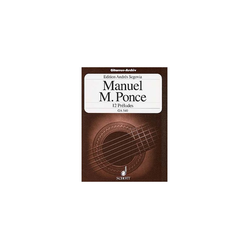 PARTITIONS PONCE 12 PRELUDES