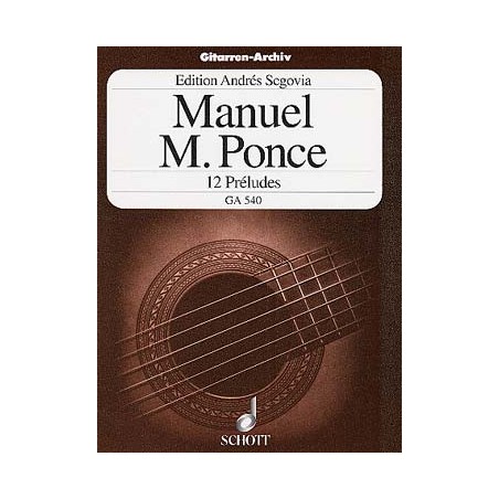 PARTITIONS PONCE 12 PRELUDES